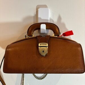 PRATESI Brunelleschi Lady Bruce Leather Doctor Style Handbag NEW with Dust Bag